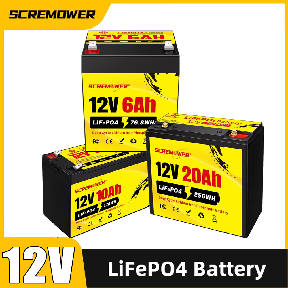 Crossfit Machine - 12V LiFePO4 Battery 6Ah 10Ah 12Ah