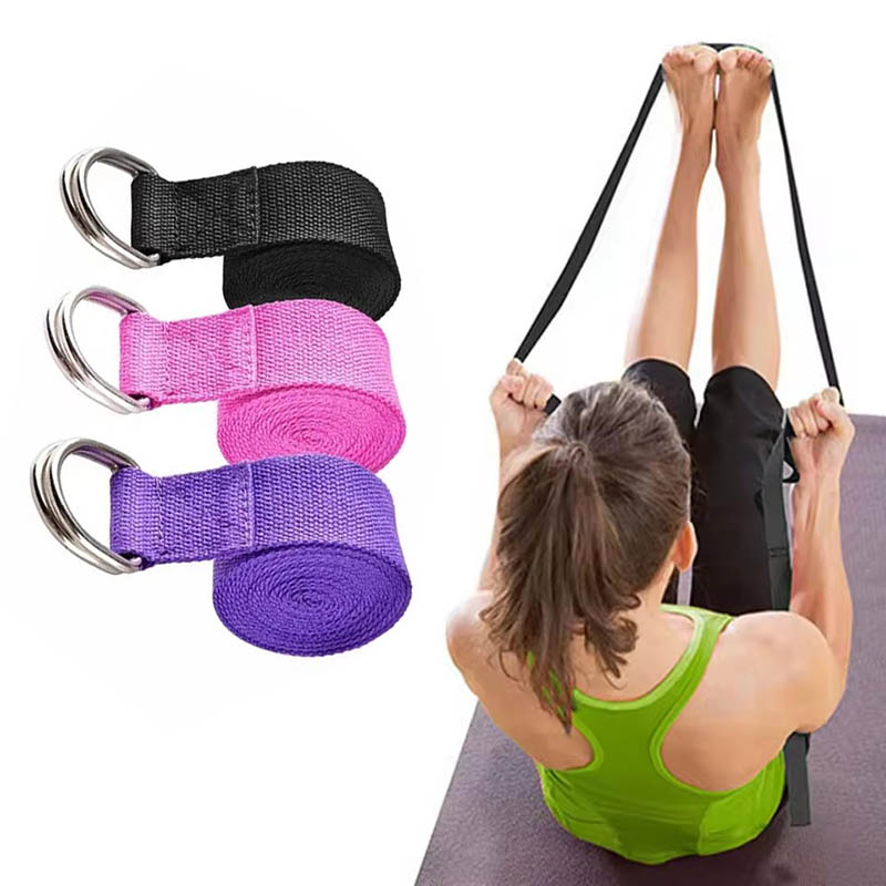 Gymnastic Ring - 183*3.8cm Cotton Yoga Strap With Adjustable