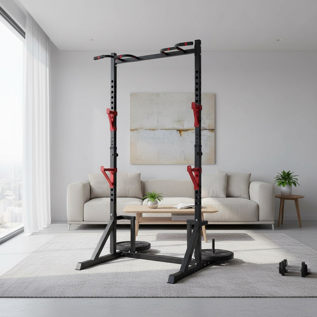 Adjustable Power Rack with Pul - огляд і ціна Pull Up Bar