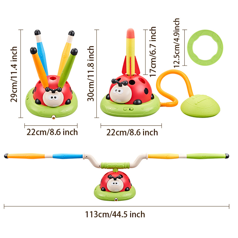 3 Styles Ladybug Rocket Launch - огляд і ціна Gymnastic Ring