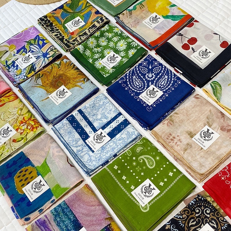 100% Cotton Square Scarf For W - огляд і ціна Wrist Wraps