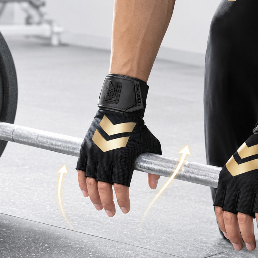 Half finger fitness gloves wit - огляд і ціна Weightlifting Gloves