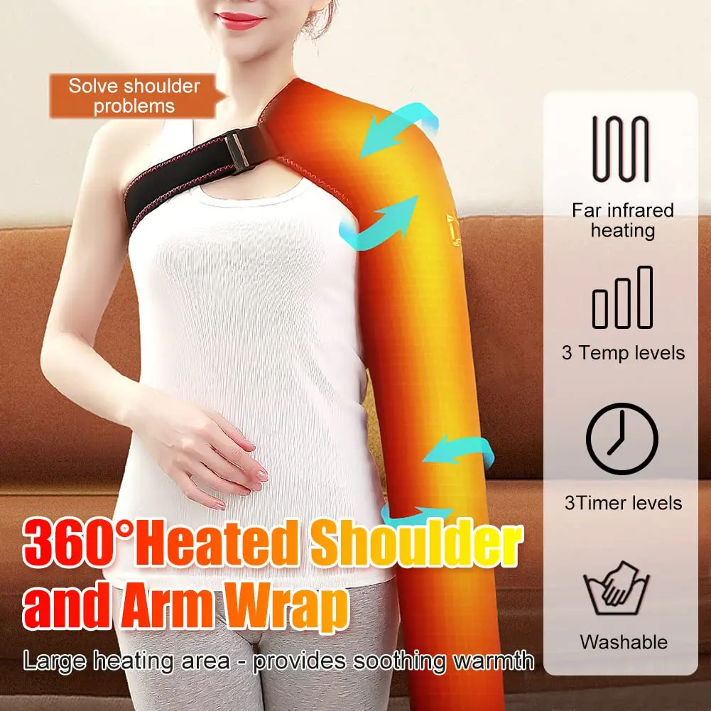 Long Arm Heating Massage Suppo - огляд і ціна Wrist Wraps