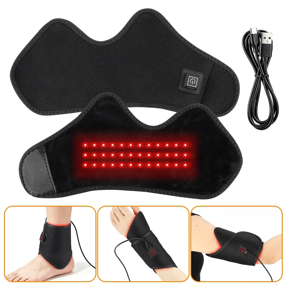 Heating Ankle Wrap with Red Li - огляд і ціна Wrist Wraps