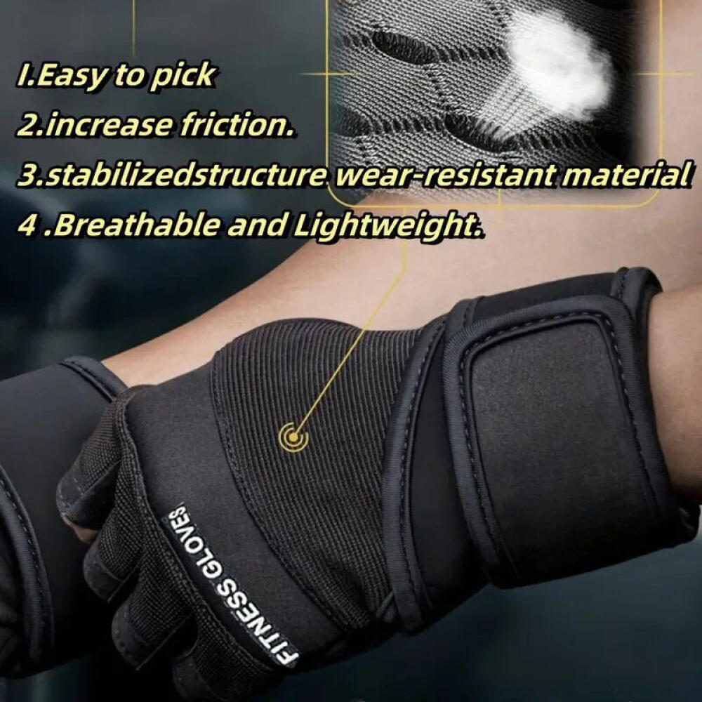 Half Finger Gym Gloves Wear Re - огляд і ціна Weightlifting Gloves